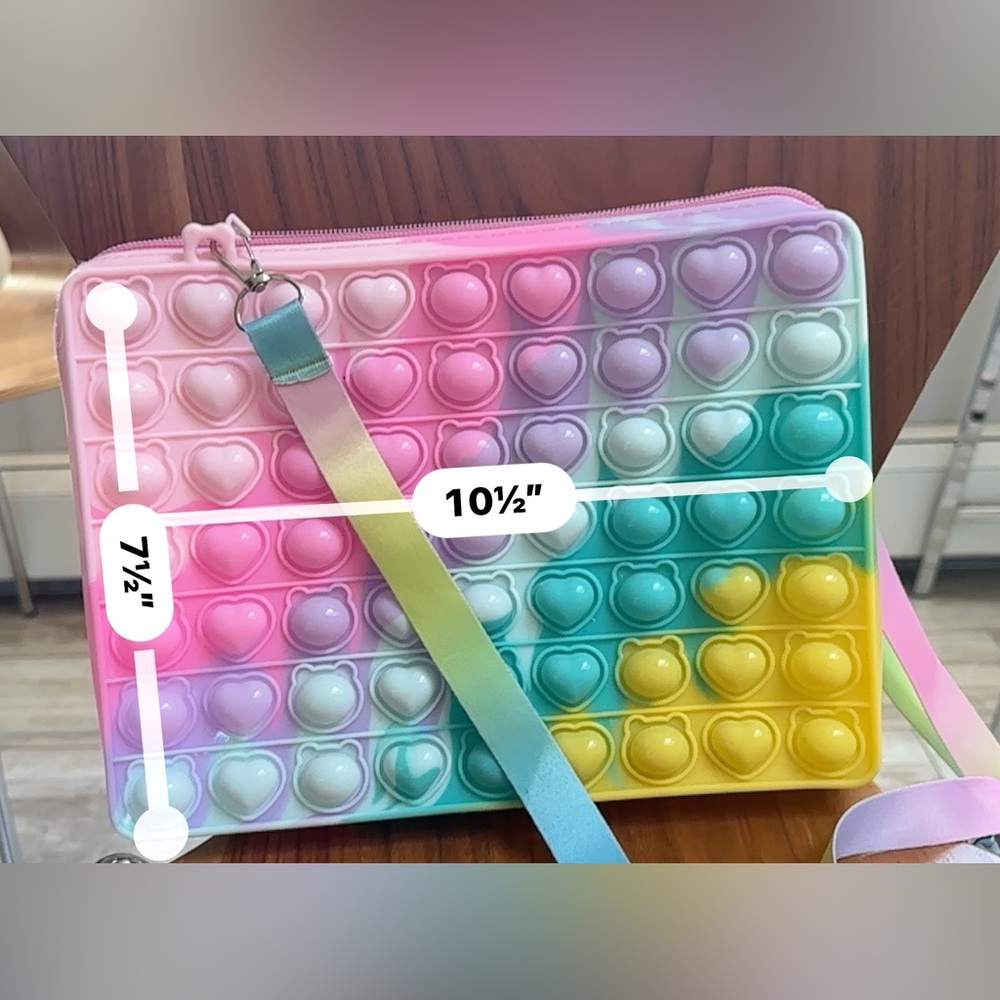 Pop fidget purse multicolor
